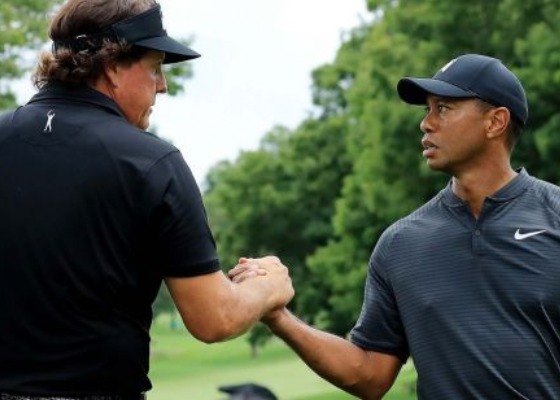 미컬슨이 우즈를 제쳤다…'마스터스 통산상금 1위'