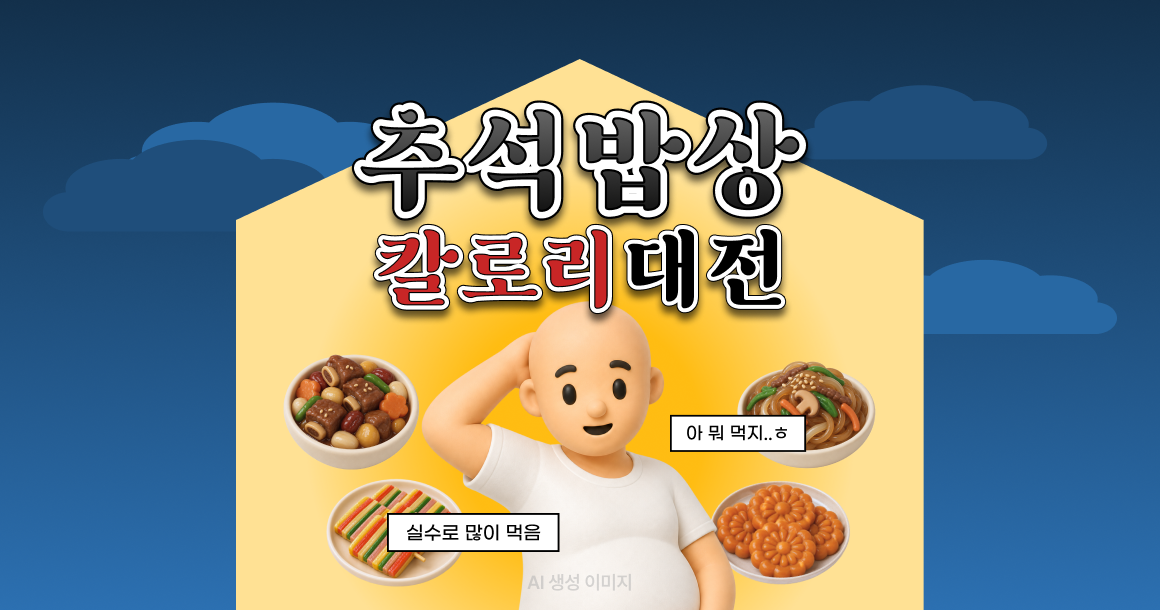 추석밥상 칼로리 대전