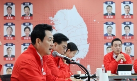 [포토] 중앙선대위 발언하는 장동혁 대표
