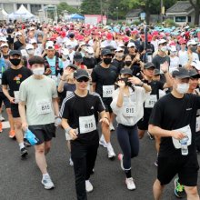 [포토] 광복 77주년 기념 전국민 달리기