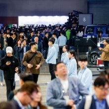 [포토]취재진들로 붐비는 서울모빌리티쇼