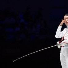 [아시안게임]펜싱 에페 송세라, 아시아 1위 꺾고 결승 진출…은메달 확보