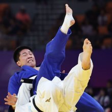 [아시안게임]'일본 벽 높았다' 유도 혼성 단체전, 준결승 완패…몽골과 동메달 격돌