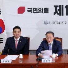 [포토] 국민의힘, 전국위 열어 '황우여 비대위원장' 임명안 표결