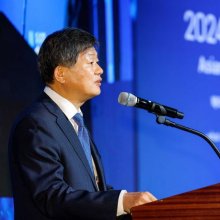 [포토] 개회사하는 우병현 아시아경제 대표