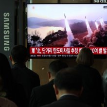 [포토] 북한탄도미사일 여러발 발사