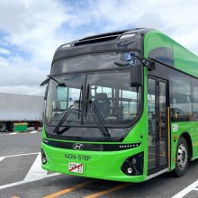 현대차 전기버스, 일본 야쿠시마에서 달린다
