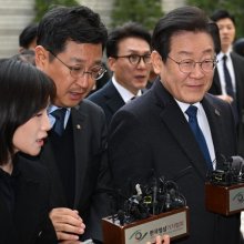 [포토] 이재명 대표의 '위증교사 혐의' 1심 선고의 날