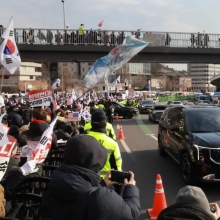 [포토] 체포영장 집행  중지, 철수하는 공수처