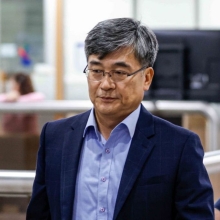 [포토] 서욱 전 국방부 장관, 서해 공무원 피격사건 1심 속행공판 출석