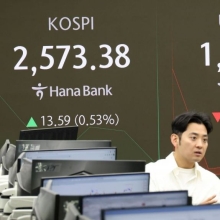 [포토] 코스피 상승, 원/달러 환율 하락