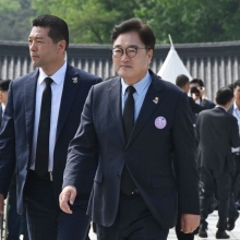 [포토] 우원식 국회의장, 5·18 민주화운동 45주년 기념식 참석