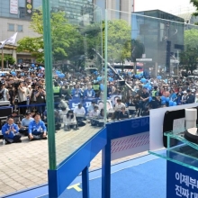 [포토] 이재명, '방탄 유세' 공세에 "반성해도 모자랄 자들이 능멸"
