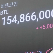 [포토] '천장 없는 비트코인'