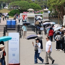 [포토] 청와대, 방문객 급증