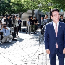 [포토] 환하게 웃는 김민석 국무총리 후보자