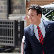 [포토] 김민석 총리 후보자 청문회 준비 사무실 출근