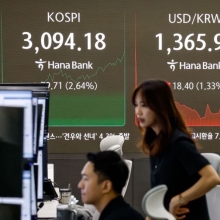 [포토] 코스닥, '11개월만에 800선 돌파'