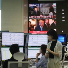 [포토] 미, 관세 서한 발송, 선방하는 코스피