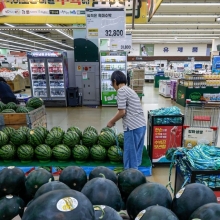 [포토] 폭염에 금 값 된 수박