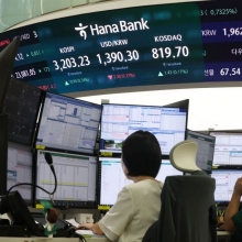 [포토] 강보합세 이어가는 코스피 