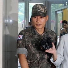 [포토] 해병특검, 박진희 전 군사보좌관 소환