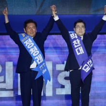 [포토] 정청래·박찬대 '민주당 대표는 누구?'