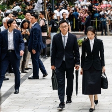 [포토] 고개 숙인 김건희 여사