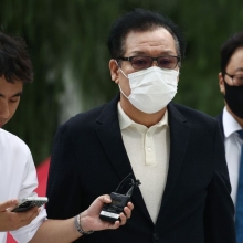 [포토] 건진법사, 김건희 특검 출석