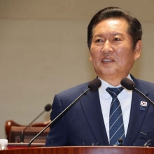[포토] 정청래 "검찰 수사·기소 분리는 대변혁…정부조직법 9월 내 처리"
