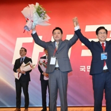 [포토] 장동혁, 국민의힘 신임 당대표 당선