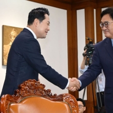 [포토] 우원식 의장 예방하는 장동혁 대표