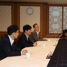 [포토] 노동안전관계장관 간담회 발언하는 김정관 장관