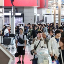 [포토] 여행객들로 붐비는 인천공항