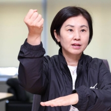 [파워K우먼]코트 위 냉철한 '포청천'…"20년 심판 경력이 가장 큰 자부심"