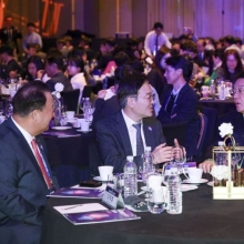 [포토] 의견 나누는 구자균 회장-임요업 과학기술혁신조정관