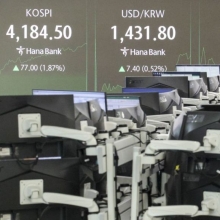 [포토] 4200 향해 달리는 코스피