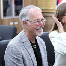 [포토] 한류 전도사 샘 리처드 교수, 유철환 위원장과 대담