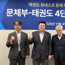 김대현 차관, 태권도 기관장들과 간담회 "유네스코 등재 적극 지원"