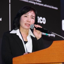 [포토] 강연하는 이연수 NC AI대표