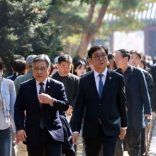 [포토] 종묘 방문한 문체부 장관