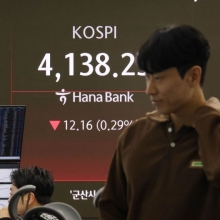 [포토] 코스피 하락, 원/달러 환율 상승 출발