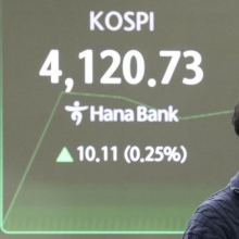 [포토] '코스피 상승-원달러 환율 하락 출발'