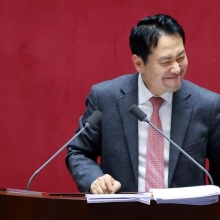 [포토] '제1야당 대표 헌정사 첫 필버' 장동혁, 20시간 넘겨 역대 최장