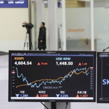 [포토] 코스피 4600 돌파 '새해랠리'