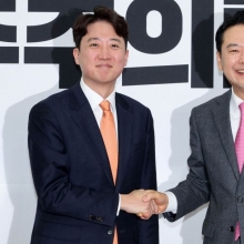 [포토] 장동혁-이준석, '통일교·공천헌금 특검 연대' 회동