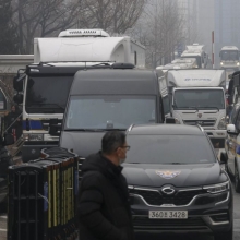 [포토] 윤석열 전 대통령 선고 앞둔 서울중앙지법