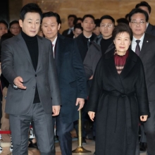 [포토] 장동혁 단식현장 방문하는 박근혜 전 대통령