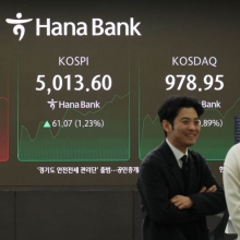 [포토] 5000 재돌파한 코스피