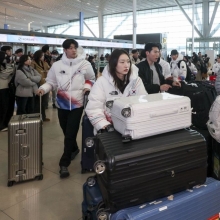 [포토] 밀라노로 출격하는 쇼트트랙 최민정